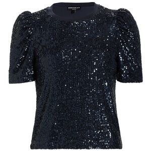 Generation Love Black Sequin Blouse